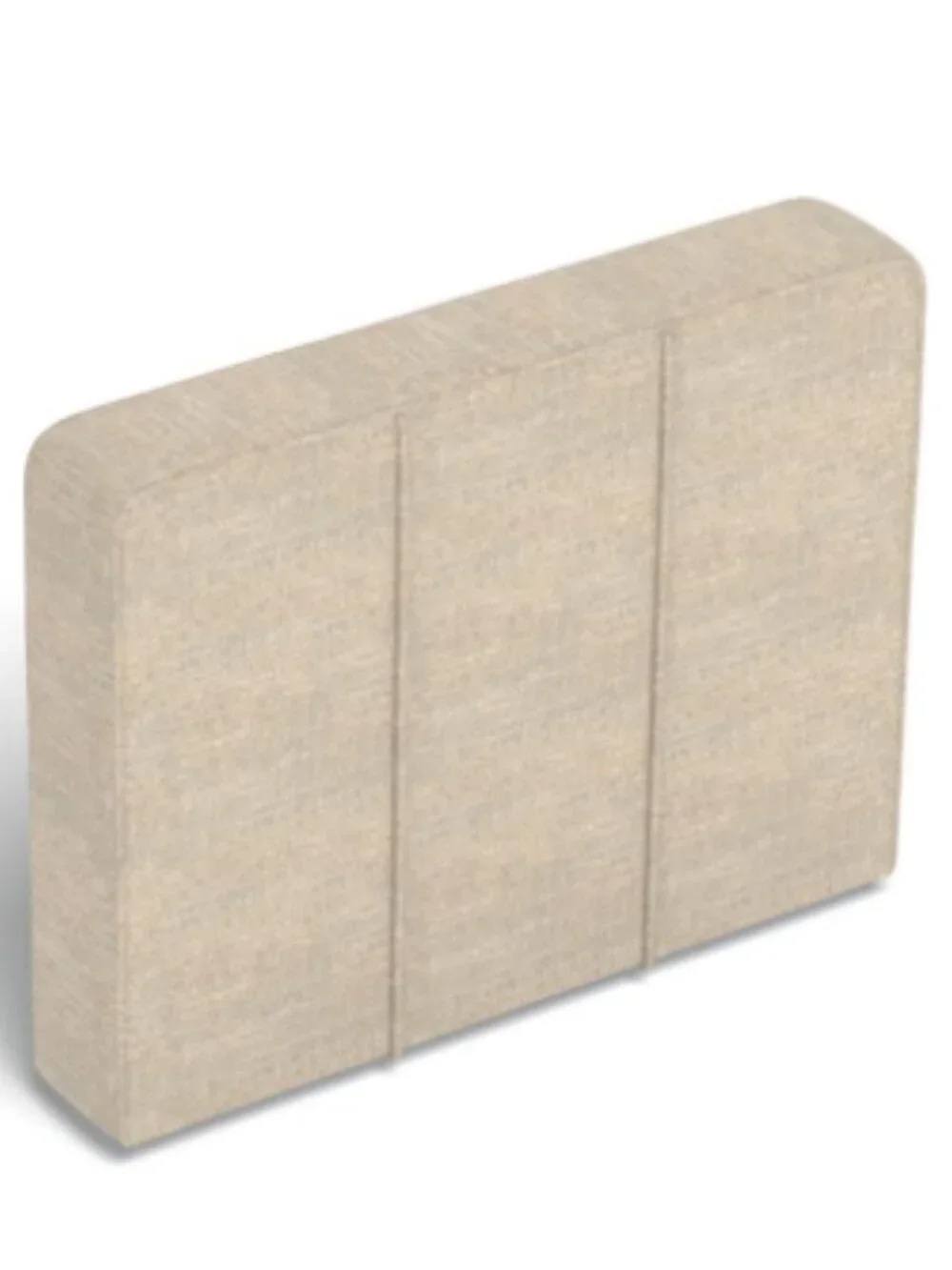 Lovesac Side Cover: Beachwood Rained Chenille